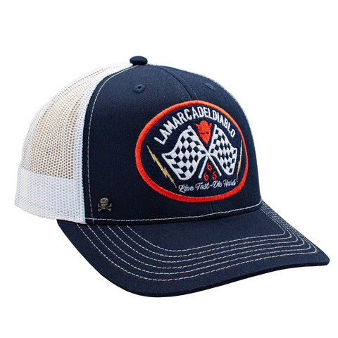 Gorra Trucker flags Blue / orange