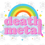Playera Blanca Death Metal