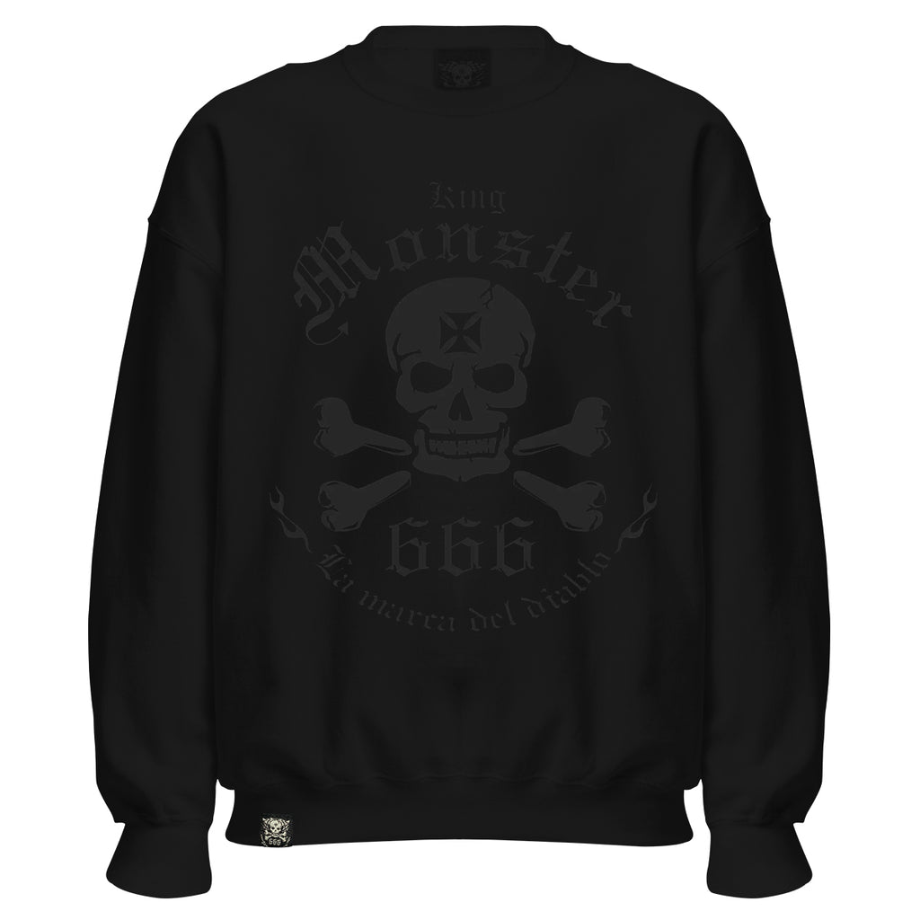 Sudadera Cuello Redondo Logo Black